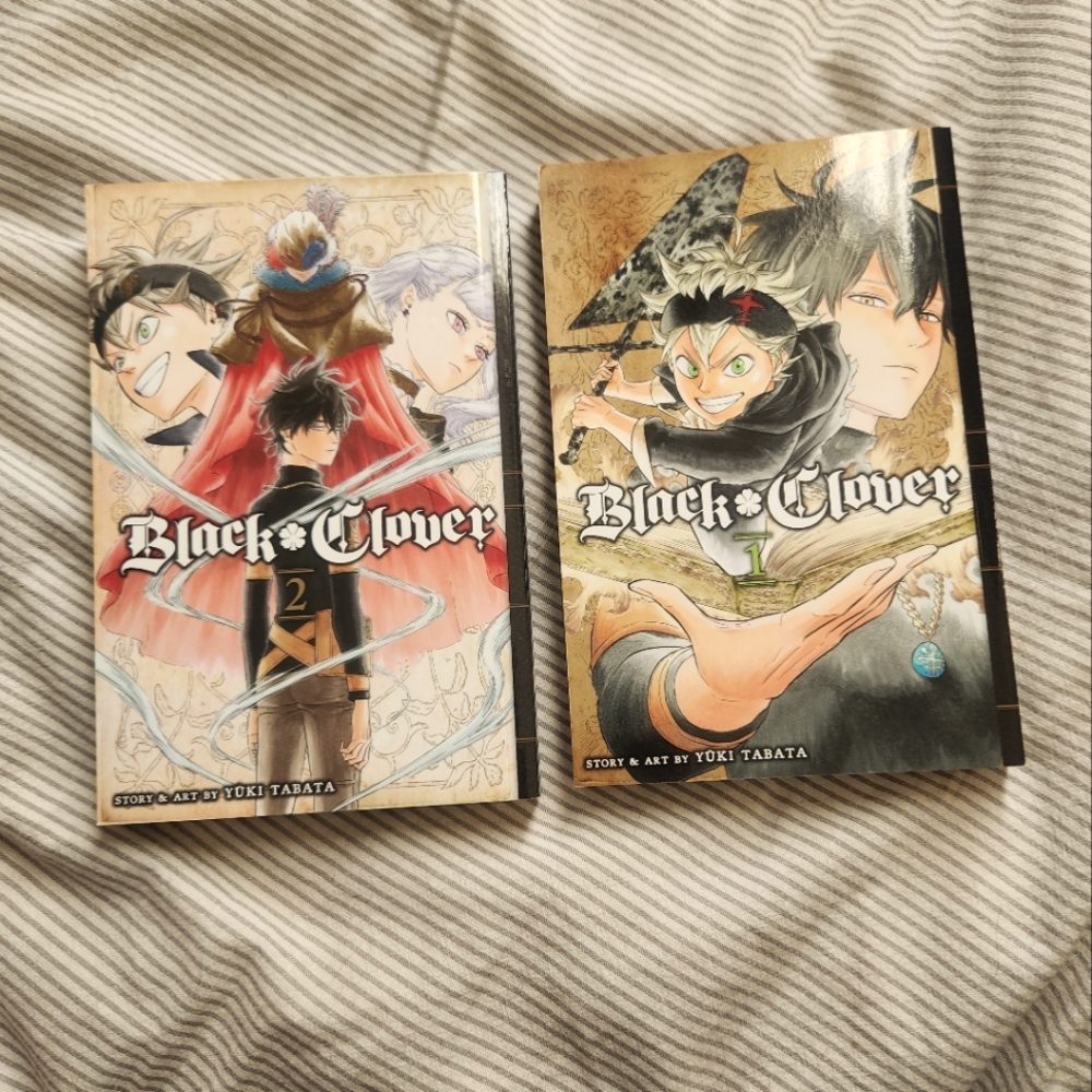Black Clover manga vol. 1&2